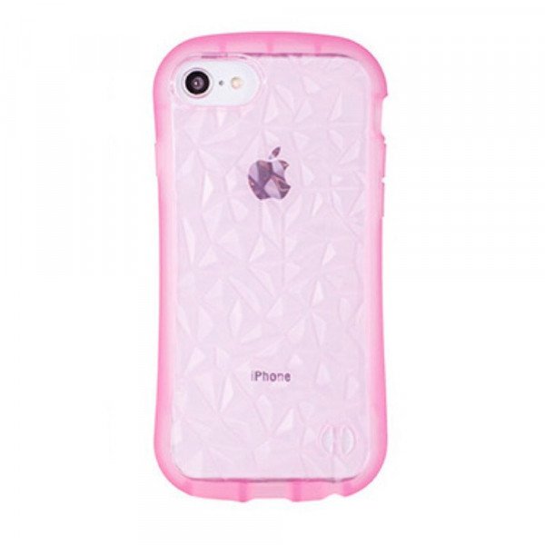 Wholesale iPhone 8 Plus / 7 Plus Air Cushioned Grip Crystal Case (Pink)